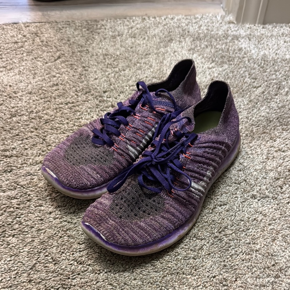 Nike Purple Knit Sneakers